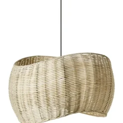 Hanglampen-Leen Bakker COAMO - Hanglamp - Naturel - Rotan