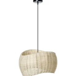 Hanglampen-Leen Bakker COAMO - Hanglamp - Naturel - Rotan