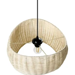 Hanglampen-Leen Bakker COAMO - Hanglamp - Naturel - Rotan