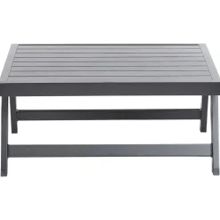 Beliani COCCORINO - Tuinset - Grijs - Aluminium
