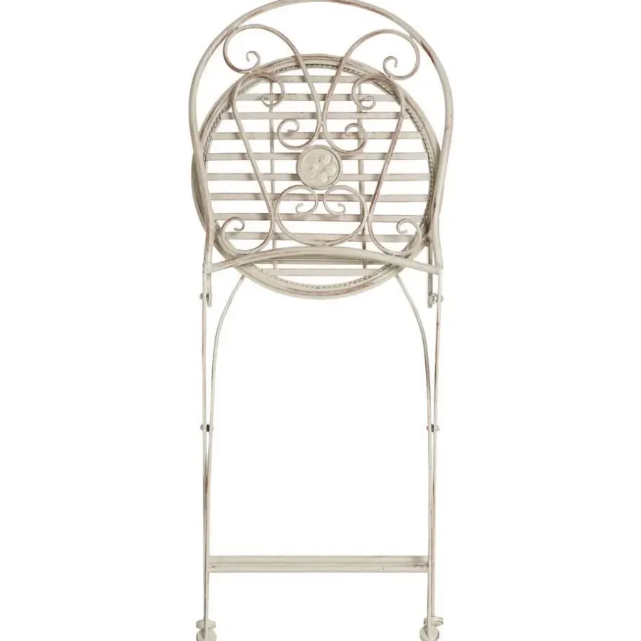 Bistro- & Balkonsets-Leen Bakker COGGIA - Set van 2 tuinstoelen - Lichtbeige - IJzer