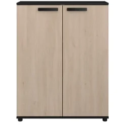 Parisot Commode Celestia met 2 deuren - eikdecor/zwart