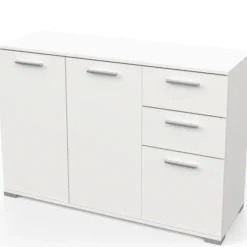 Dressoirs-CBA Commode Maura-mat wit