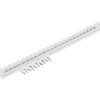 Gordijnrails-Leen Bakker Complete set Plus rail 200cm - wit