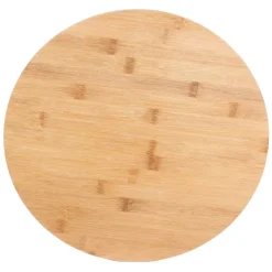 Dienbladen-Merkloos Cook Concept draaibaar serveer plateau - bamboe hout - D35 cm
