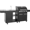 Barbecues En Accessoires-Cook'in Garden Modulaire buitenkeuken FYRA - Zwart - Staal