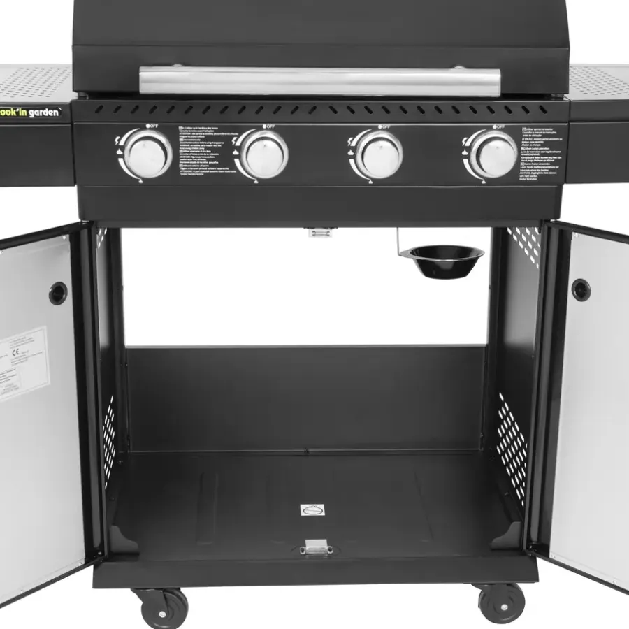 Barbecues En Accessoires-Cook'in Garden Modulaire buitenkeuken FYRA - Zwart - Staal
