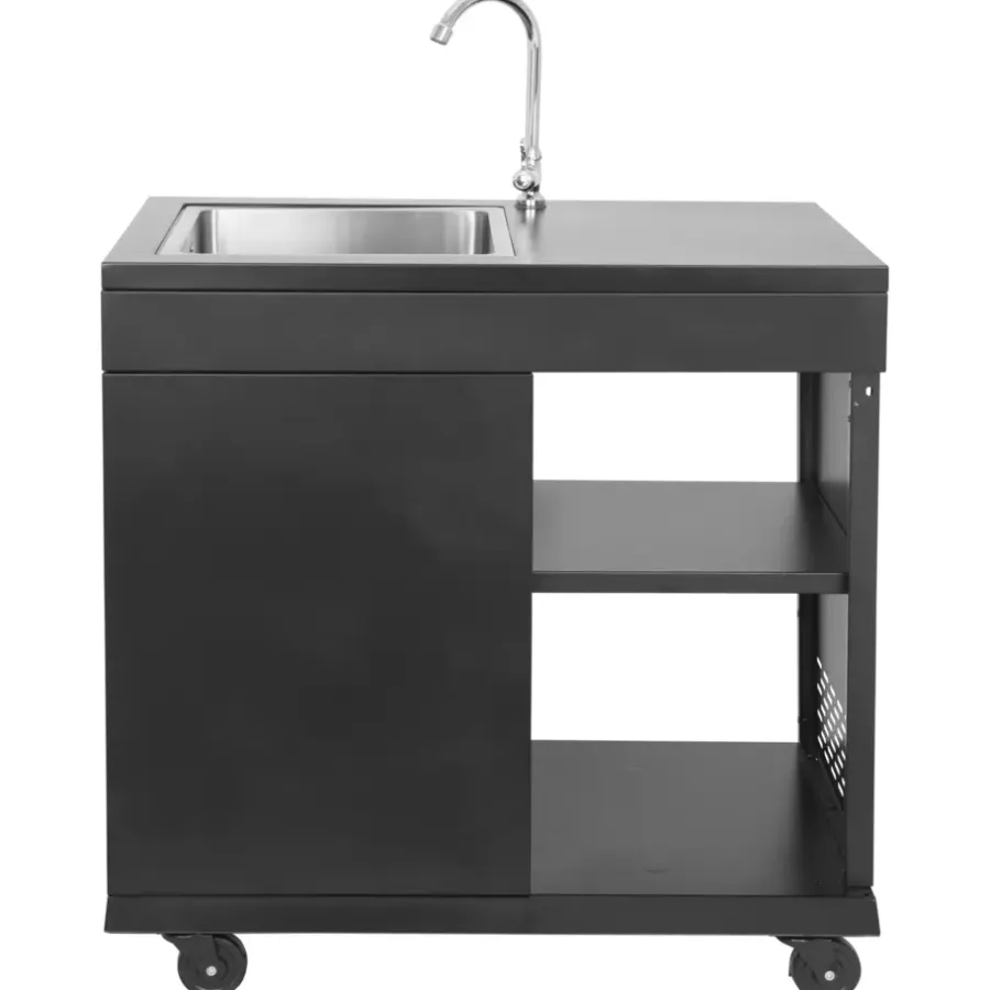 Barbecues En Accessoires-Cook'in Garden Modulaire buitenkeuken FYRA - Zwart - Staal