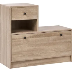 Schoenenkasten-Leen Bakker COOMA - Halmeubelset - Lichtbruin - Hout