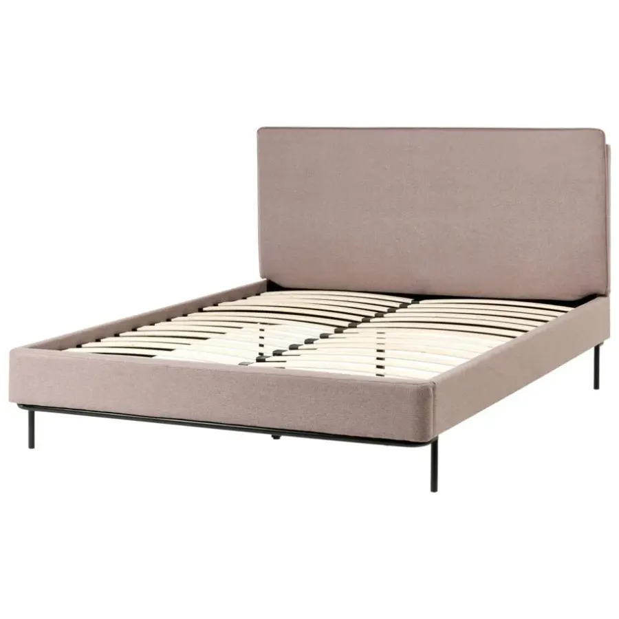 Twijfelaars-Leen Bakker CORIO - Tweepersoonsbed - Taupe - 140 x 200 cm - Polyester