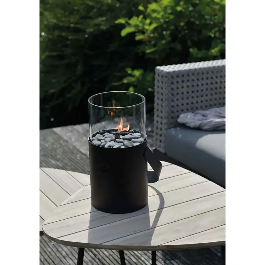 Tuinhaarden En Terrasverwarmers-Cosi Fires - Cosiscoop Original - gaslantaarn - zwart
