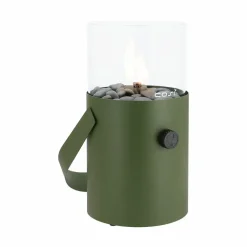 Tuinhaarden En Terrasverwarmers-Cosi Fires Cosiscoop Original gaslantaarn - moss green