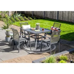 Garden Impressions Cosmo dining fauteuil - rope natural - gevuld textileen