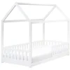Beliani COSSAYE - Kinderbed - Wit - 90 x 200 cm - Grenenhout