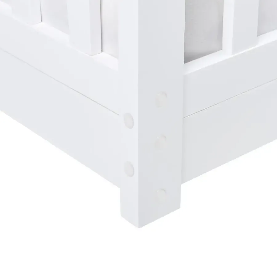 Beliani COSSAYE - Kinderbed - Wit - 90 x 200 cm - Grenenhout