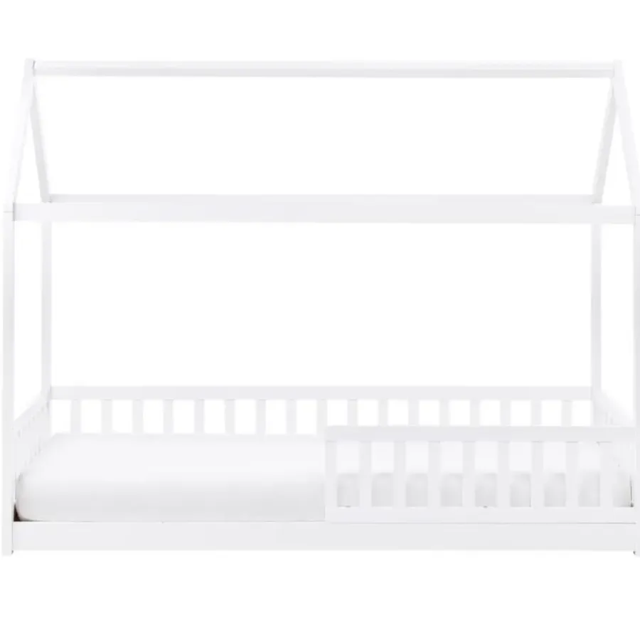 Beliani COSSAYE - Kinderbed - Wit - 90 x 200 cm - Grenenhout