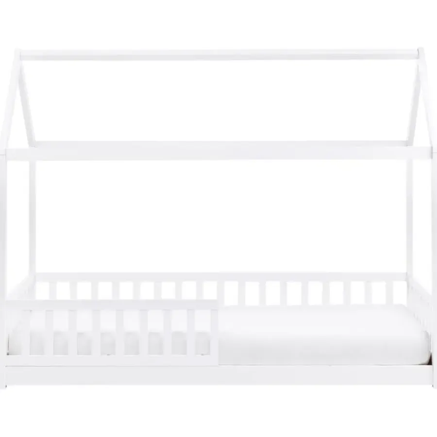 Beliani COSSAYE - Kinderbed - Wit - 90 x 200 cm - Grenenhout