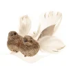 Kerstdecoratie-Cosy & Trendy Cosy @ Home Kersthangers - vogel - champagne - 2 stuks - 11 cm