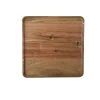 Dienbladen-Cosy & Trendy Dienblad - hout - opstaande rand - vierkant - 26 cm