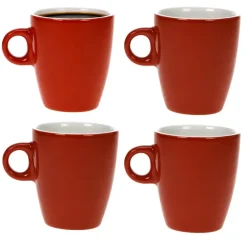 Cosy & Trendy Koffiekopje - rood - 190 ml - Keramiek