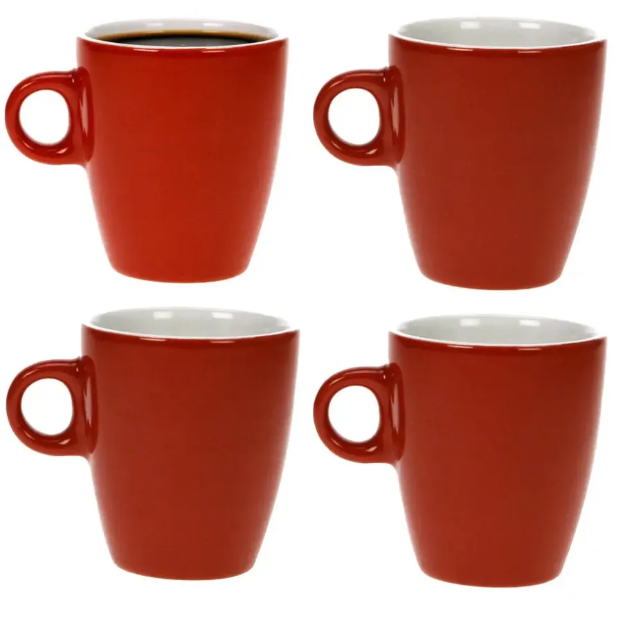 Cosy & Trendy Koffiekopje - rood - 190 ml - Keramiek