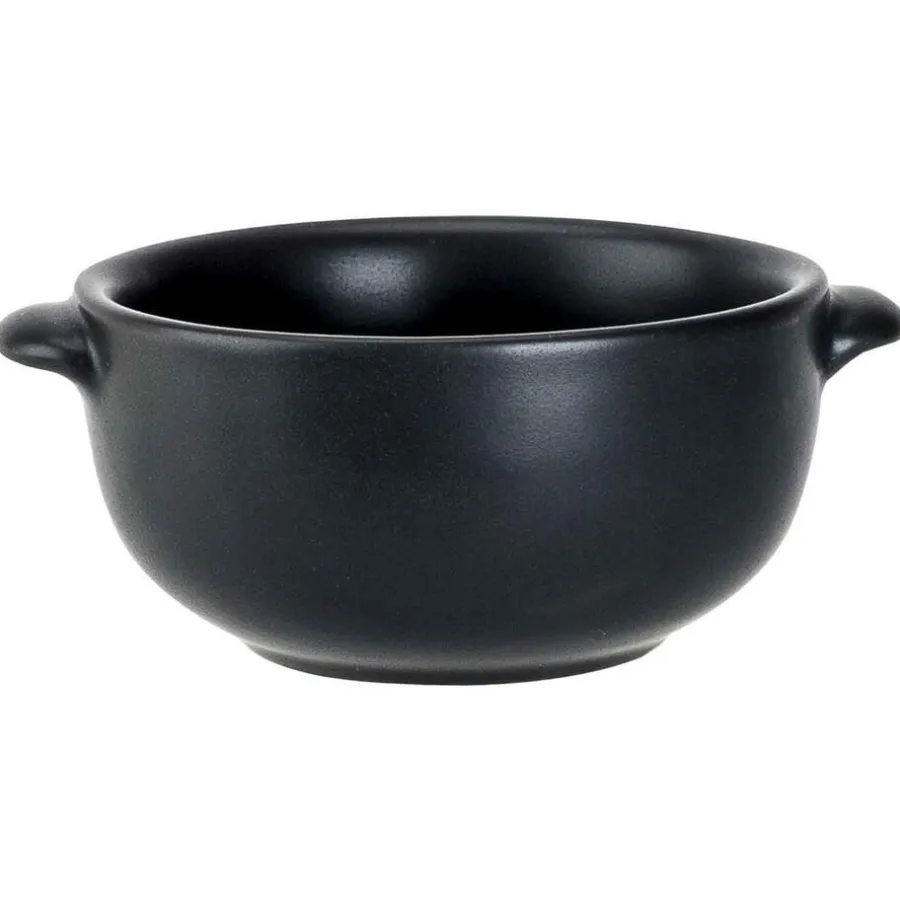 Kommen-Cosy & Trendy soepkommetje - porselein - zwart - rond - 10 cm