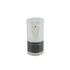 Countryfield LED kaars/stompkaars - wit - D7,5 x H12,5 cm - timer