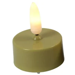 Kaarsen-Countryfield LED waxinelichtjes - 2x - goud - warm wit