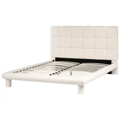 Twijfelaars-Leen Bakker CRESSAT - Tweepersoonsbed - Off-white - 140 x 200 cm - Bouclé