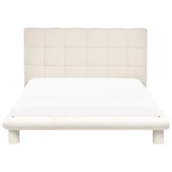 Twijfelaars-Leen Bakker CRESSAT - Tweepersoonsbed - Off-white - 140 x 200 cm - Bouclé