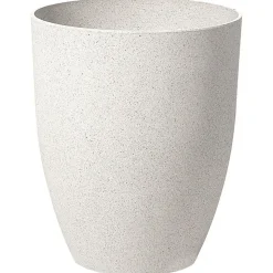 Beliani CROTON - Plantenbak - Wit - 35 cm - Stenenmix