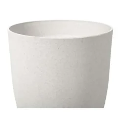 Beliani CROTON - Plantenbak - Wit - 35 cm - Stenenmix