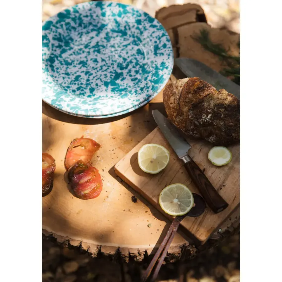 Merkloos Crow Canyon Home Dinerborden Splatter - Set van 4 - Zwart