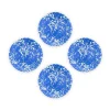 Borden-Merkloos Crow Canyon Home Saladeborden Splatter - Set van 4 - Blauw