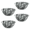 Kommen-Merkloos Crow Canyon Home Serviesset Splatter - 4-delig - Zwart