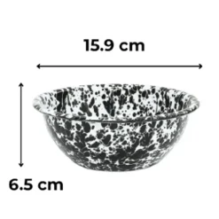 Kommen-Merkloos Crow Canyon Home Serviesset Splatter - 4-delig - Turquoise