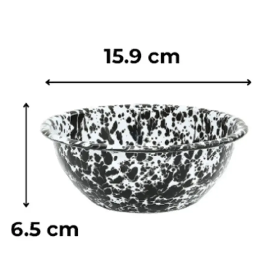 Kommen-Merkloos Crow Canyon Home Serviesset Splatter - 4-delig - Turquoise