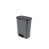 Curver Compatta Prullenbak 50L - Grijs/Zwart