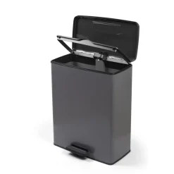 Prullenbakken-Curver Decobin Prullenbak - 65L - Rechthoekig - Cool Grey