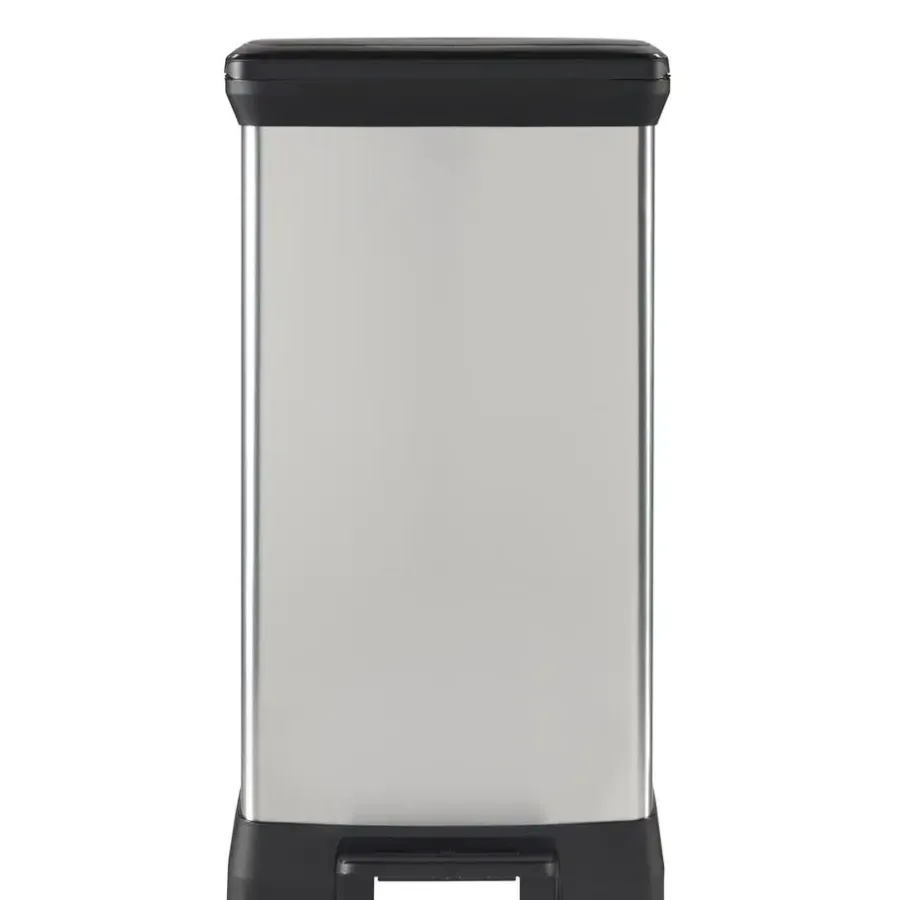Prullenbakken-Curver Decobin Prullenbak - 50L - 2 stuks - Metallic