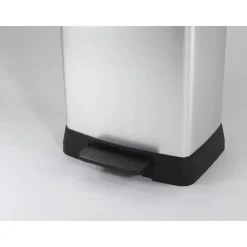 Prullenbakken-Curver Decobin Prullenbak - 50L - 2 stuks - Metallic