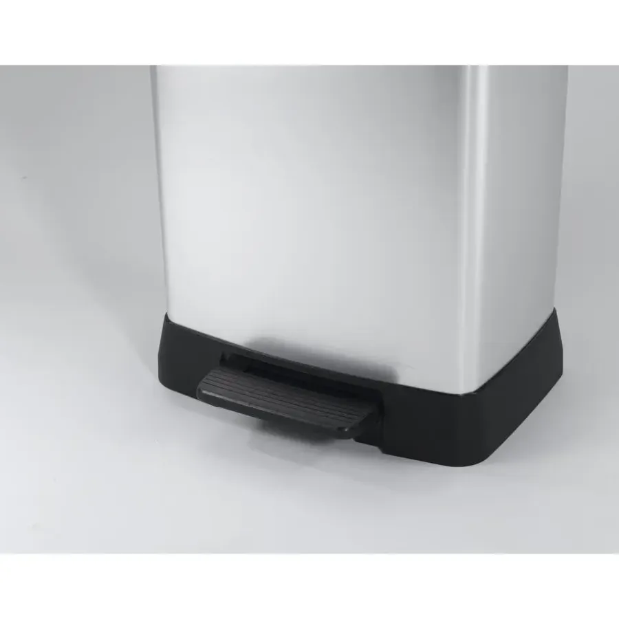 Prullenbakken-Curver Decobin Prullenbak - 50L - 2 stuks - Metallic
