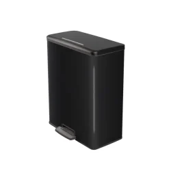Curver Decobin Prullenbak - 65L - Rechthoekig - Zwart