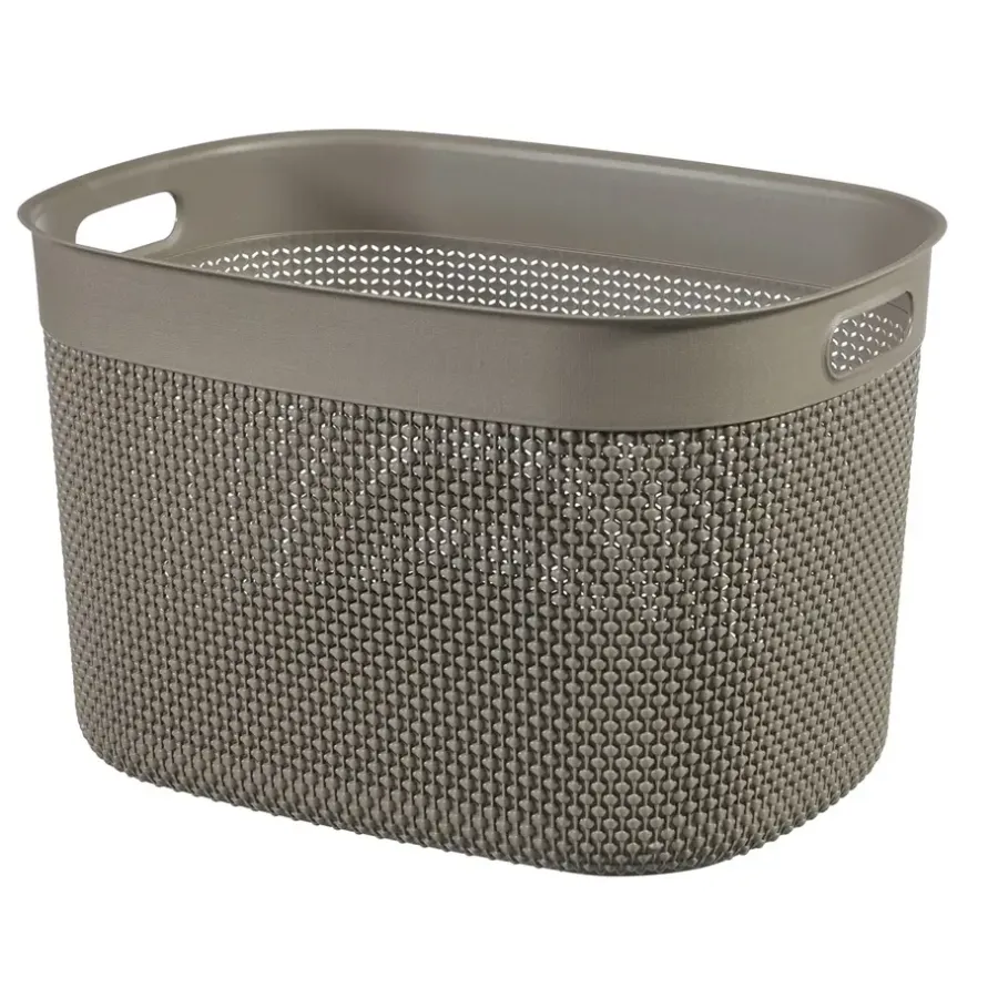 Opbergmanden-Curver Filo Mand XL 30L Cappuccino
