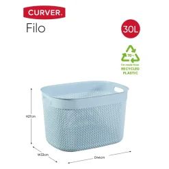 Curver Filo Mand XL 30L Stone Blue