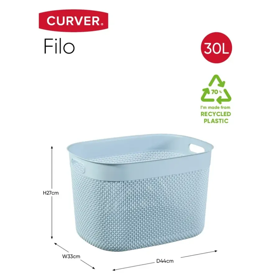 Curver Filo Mand XL 30L Stone Blue