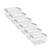 Curver Handy+ Opbergbox - 15L - 6 stuks - Transparant met deksel