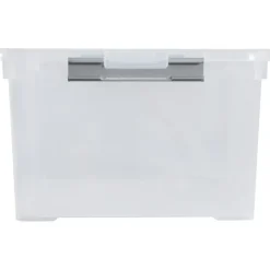 Opbergboxen-Curver Handy+ Opbergbox - 35L - 3 stuks - Transparant met deksel