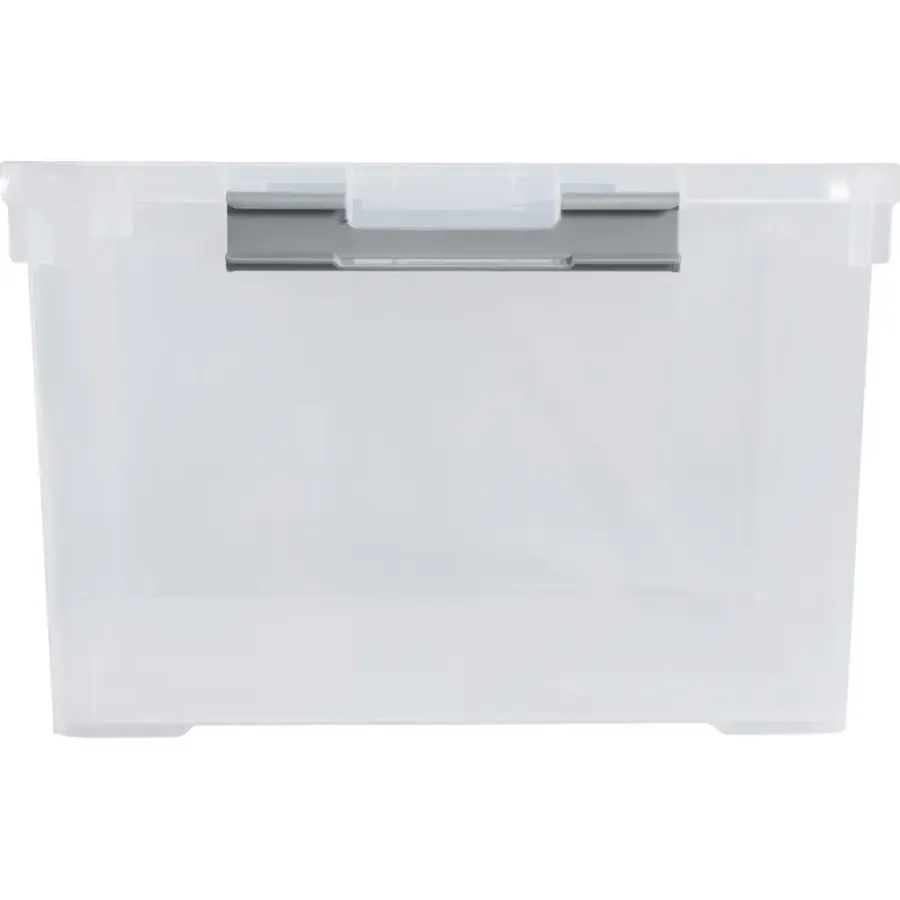 Opbergboxen-Curver Handy+ Opbergbox - 35L - 3 stuks - Transparant met deksel
