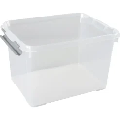 Opbergboxen-Curver Handy+ Opbergbox - 20L - 3 stuks - Transparant met deksel